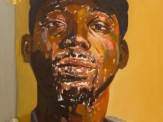 Untitled by Beverly McIver, oil on canvas at Craven Allen Gallery