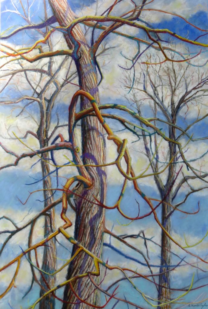 Branching Out by A. Hunter Taylor, pastel, 36 x 24 at Craven Allen Gallery