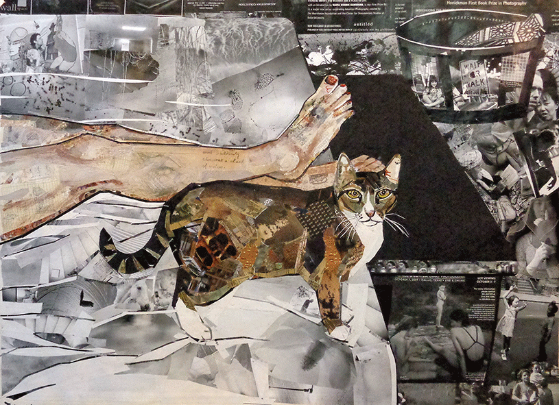 And-Suddenly,  collage, 33 x 46 by Kathryn DeMarco at Craven Allen Gallery