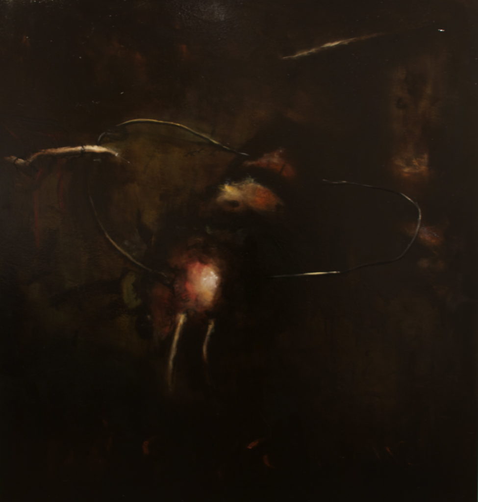 Arno by Ben Bridgers, oil on canvas, 43 x 40 at Craven Allen Gallery
