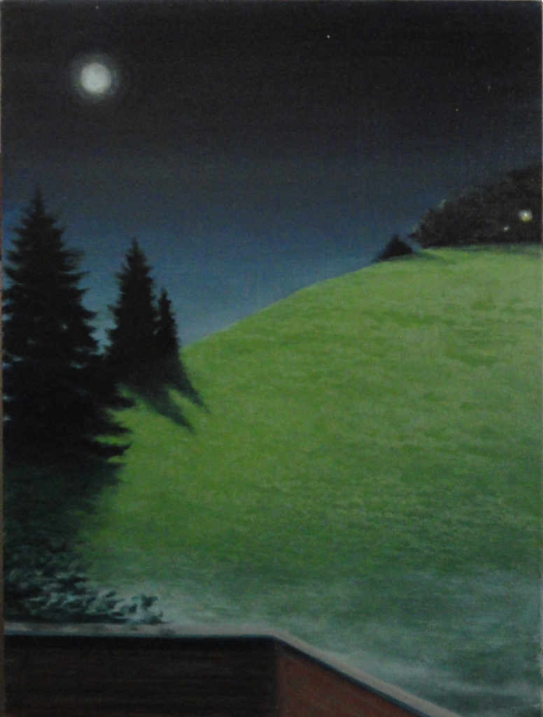 Bea’s Moonlight by Sue Sneddon, oil on canvas, 16 x 12 at Craven Allen Gallery     950  SOLD