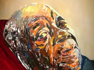 Beverly McIver Daddy&rsquo;s Love 36 x 48 oil on canvas 45,000