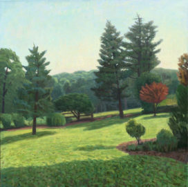 Chatwood Field Summer Late Afternoon by John Beerman, oil on linen, 42x42 at Craven Allen Gallery