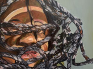 I See You by Beverly McIver, oil on canvas, 48 x 36 at Craven Allen Gallery  45,000