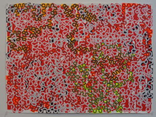 Crosscurrents by Wendy Collin Sorin, collage, 22 x 30 at Craven Allen Gallery