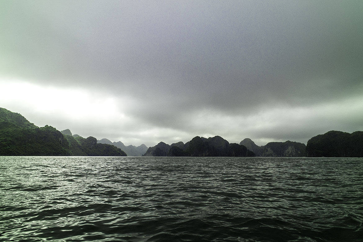 Vietnam Karst Rocks on Water, Ha Long Bay by Greg Plachta, photograph at Craven Allen Gallery