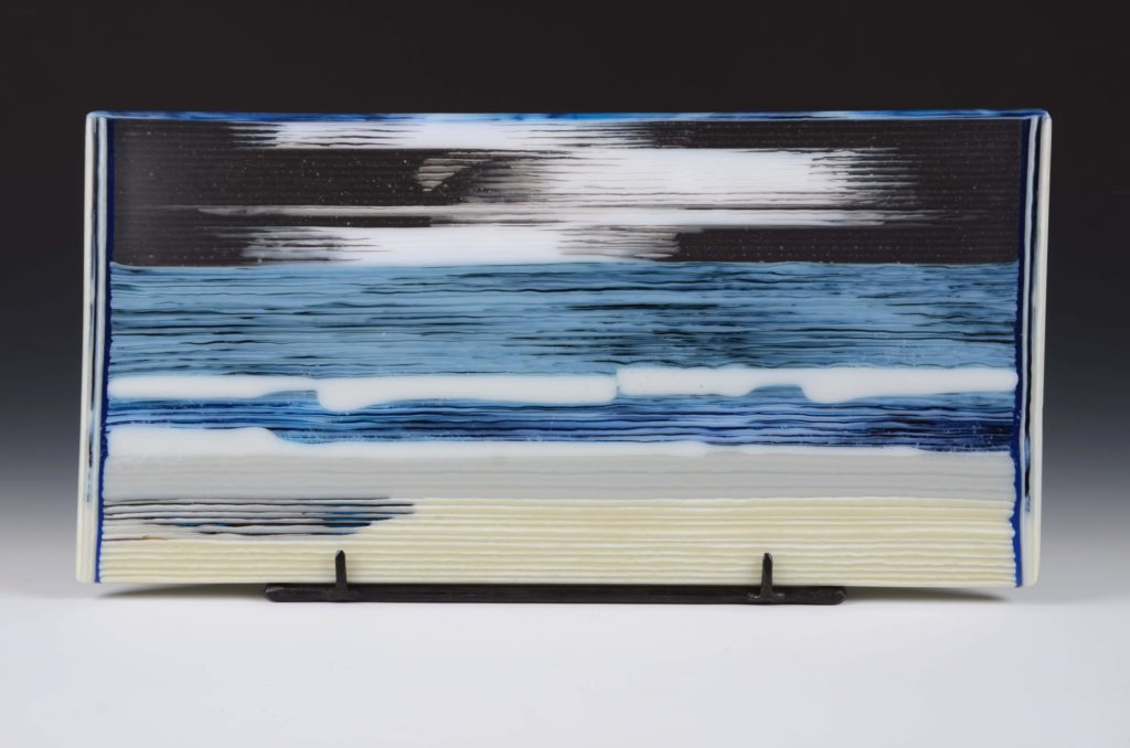 Fused Glass panel by Shawhan Lynch at Craven Allen Gallery