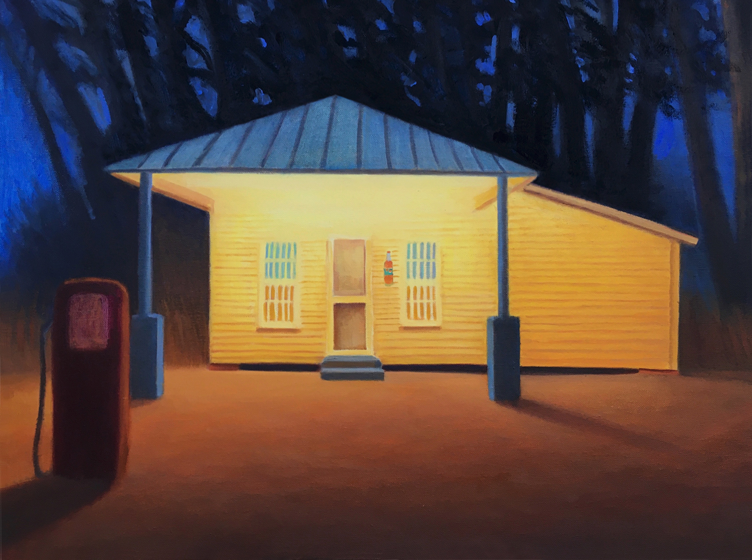 Deadwood Station Revival by David Davenport 18X24 oil on canvas at Craven Allen Gallery  1800