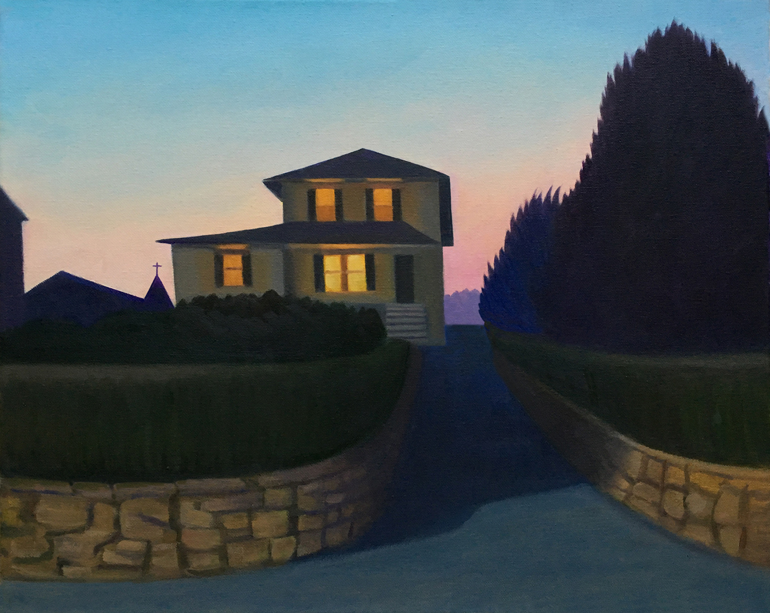 Twilight by David Davenport 16X20 oil on canvas at Craven Allen Gallery1400