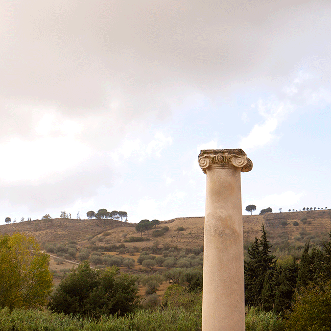 Sicily Column by Elizabeth Matheson, photograph at Craven Allen Gallery