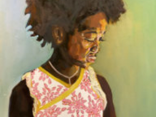 Eloise I  by Beverly McIver, oil on canvas, 40 x 30 at Craven Allen Gallery  SOLD