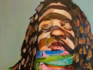Finding the Light by Beverly McIver. oil on canvas, 40 x 30 at Craven Allen Gallery  30,000