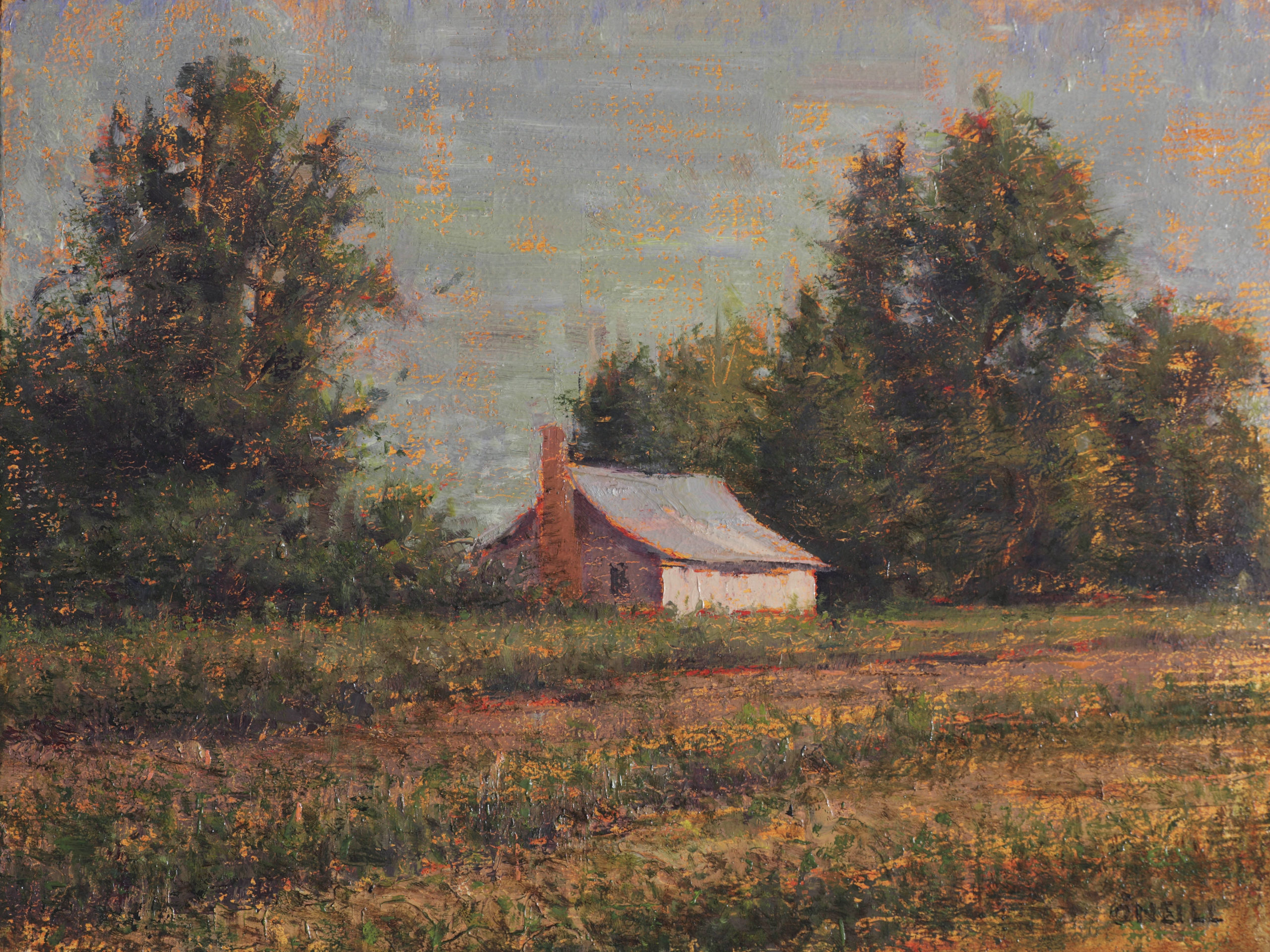 Docs’ Place by Gerry O’Neill, oil on panel, 9×12 at Craven Allen Gallery