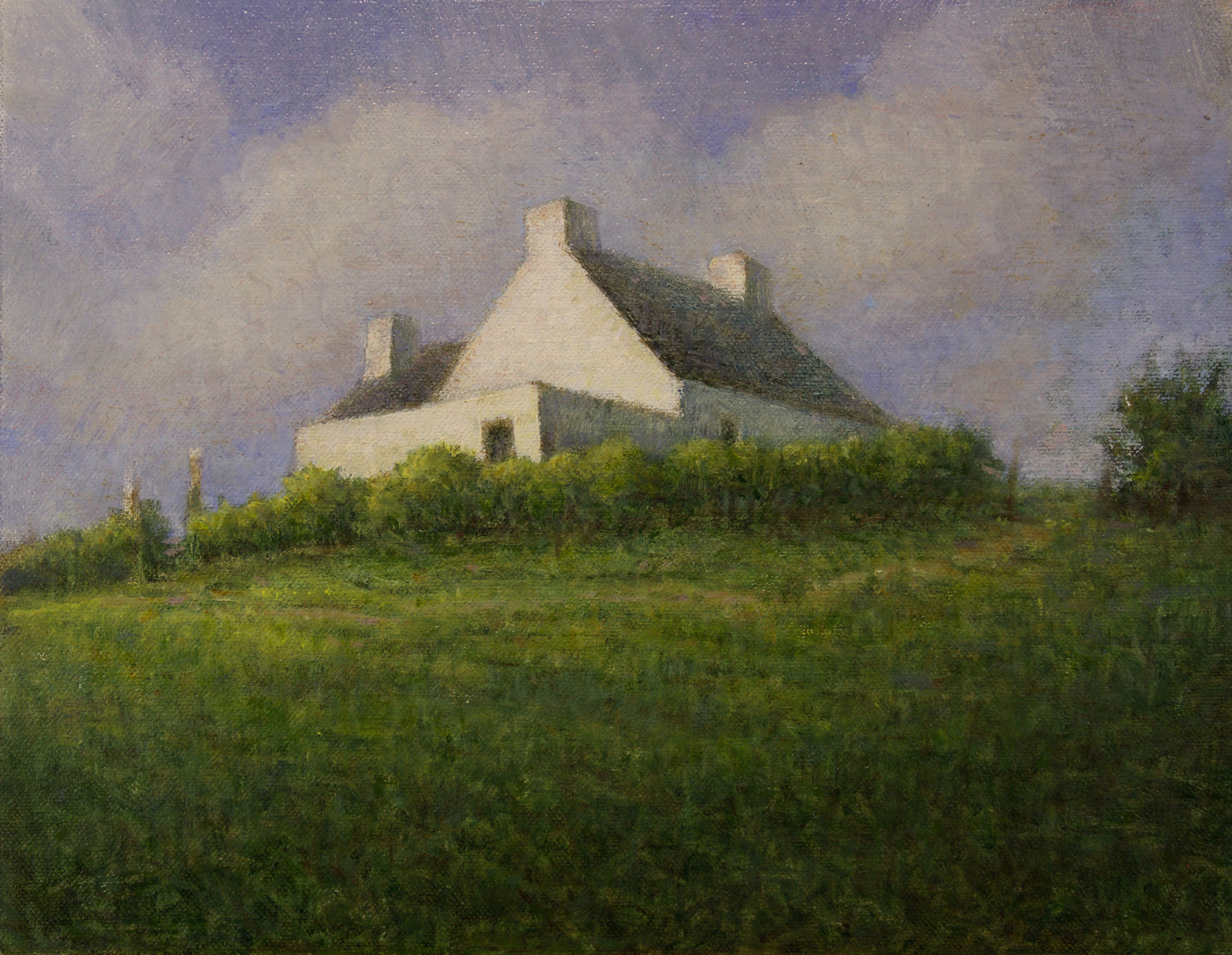 House at the Top of the World by Gerry O’Neill, oil on canvas, 8×10 at Craven Allen Gallery
