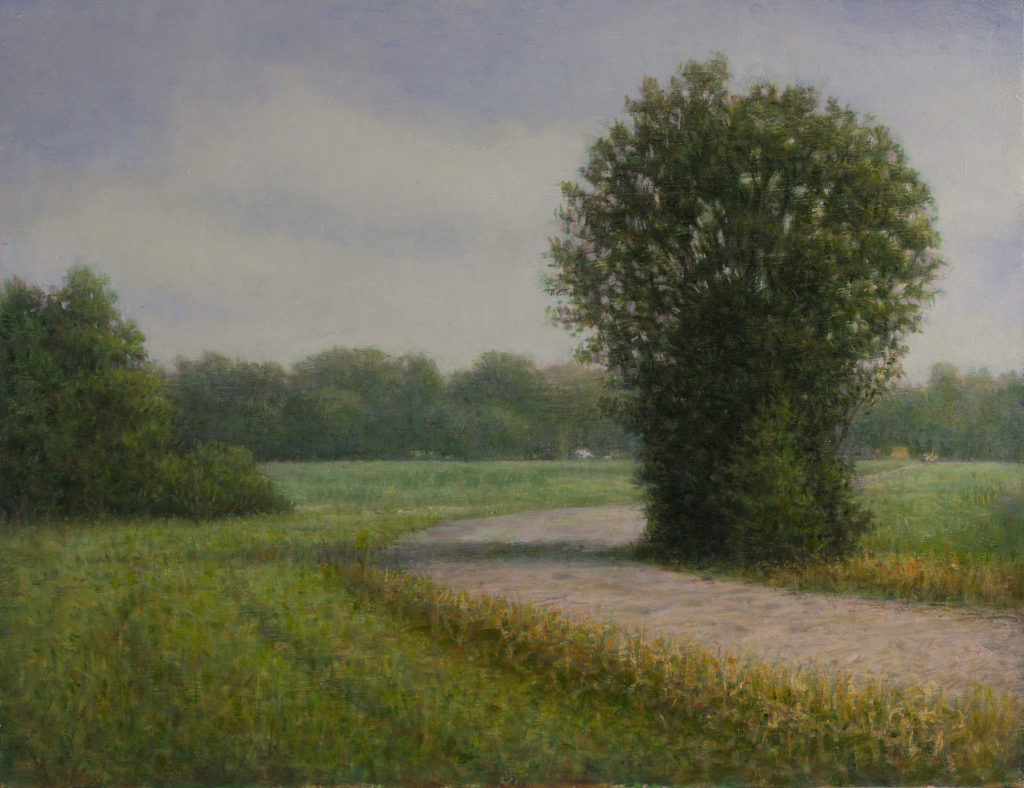 Leaving Virginia by Gerry O’Neill, oil on canvas, 11 x 14 at Craven Allen Gallery