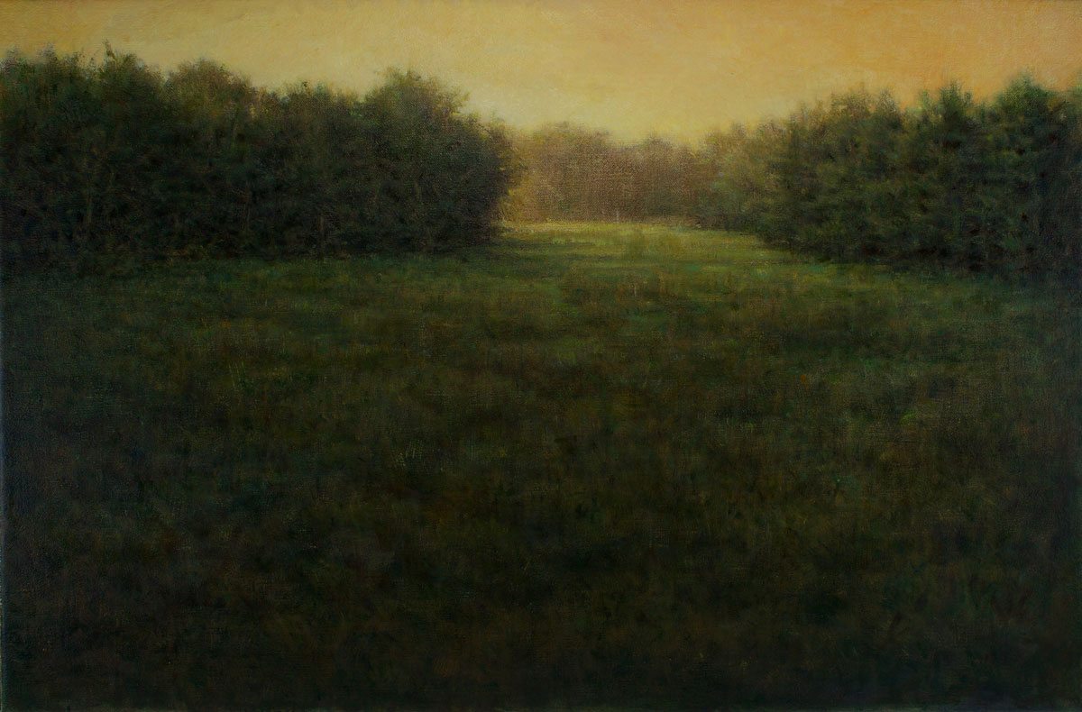 The Gloaming by Gerry O’Neill, oil on canvas, 16 x 24 at Craven Allen Gallery
