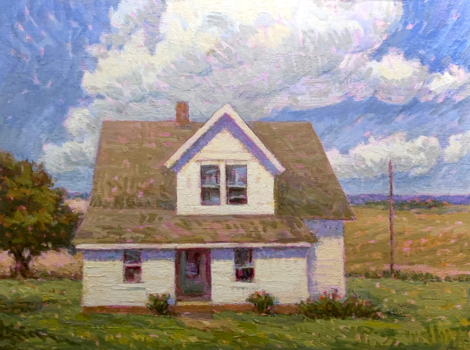 Hiwassee House by Gerry O’Neill oil on panel 9×12
