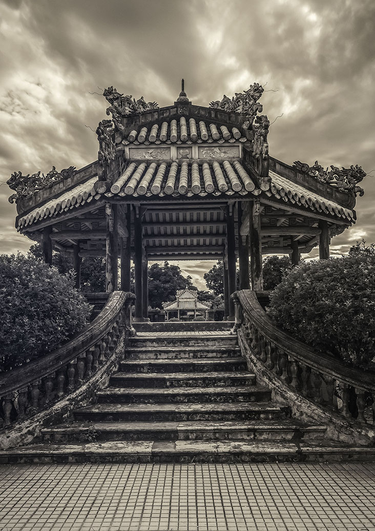 Pagoda at Hue by Greg Plachta, photograph at Craven Allen Gallery