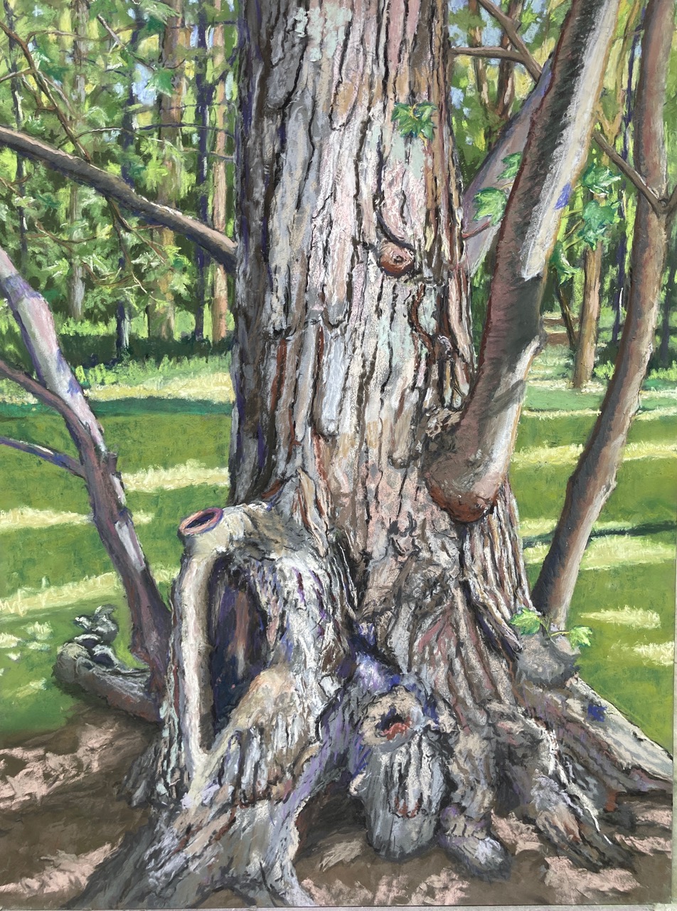 Root Cause by A. Hunter Taylor, pastel,  24 x18 at Craven Allen Gallery  1800