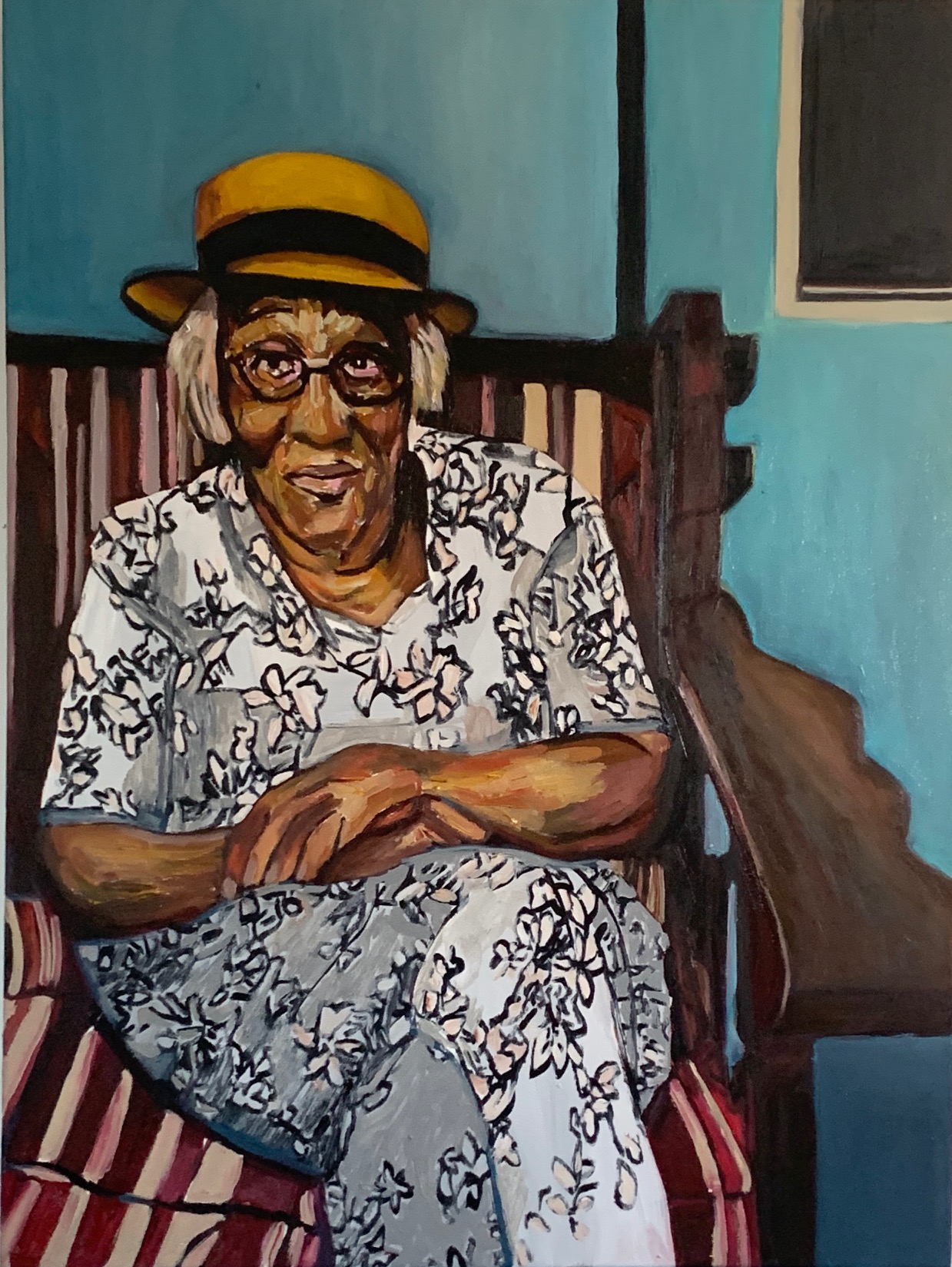 Margaret by Beverly McIver, oil on canvas, 40 x 30 at Craven Allen Gallery  30,000