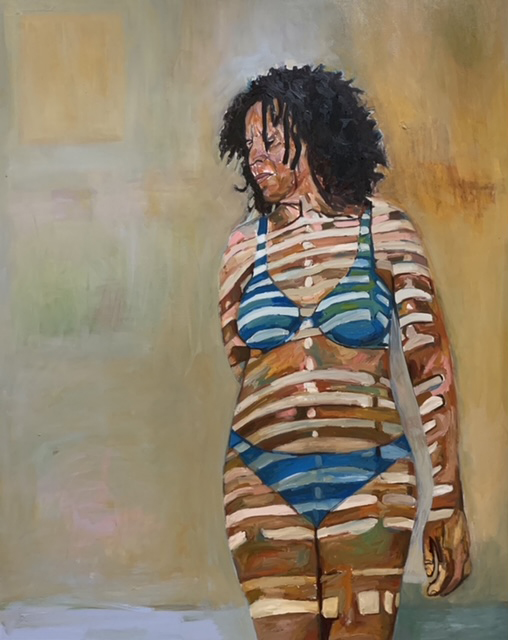 Kim by Beverly McIver, oil on canvas, 60 x 48 at Craven Allen Gallery  60,000