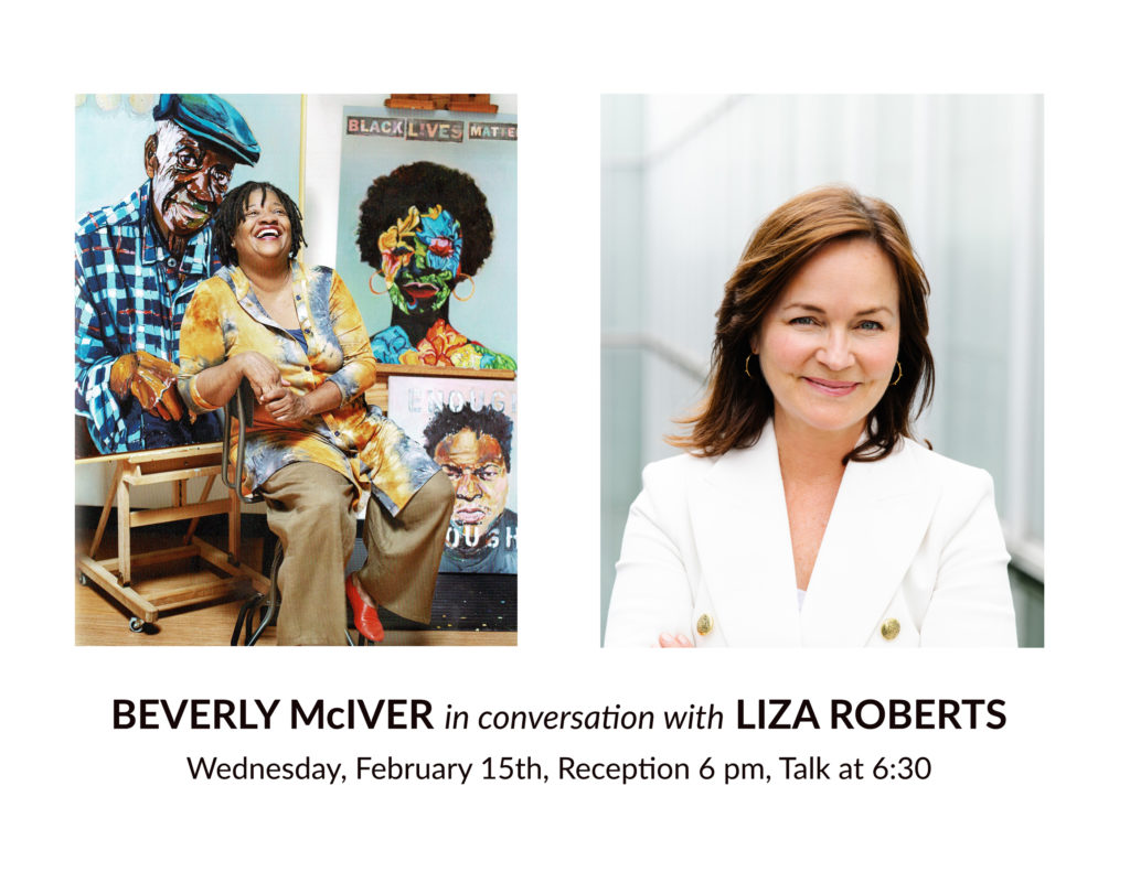 Beverly McIver Liza Roberts Artist Talk and Book Signing February 15th 6 pm