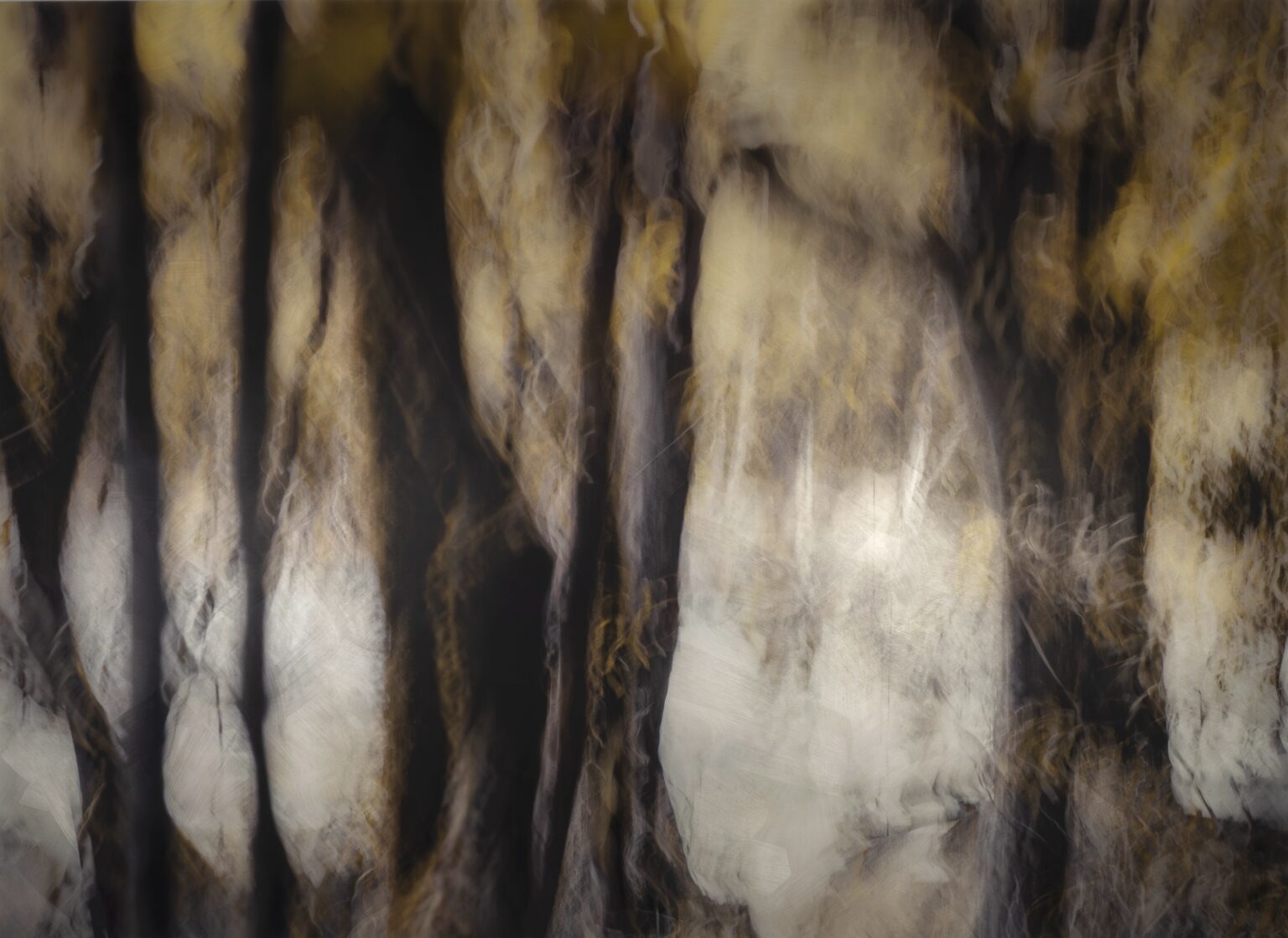 No More Waiting, I’ll Cross the Water by Dan Gottlieb, mixed media on acrylic, 36 x 48, $5,500