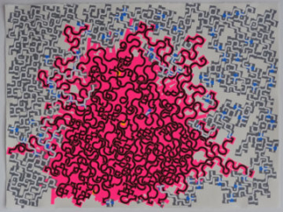 Of Central Mind by Wendy Collin Sorin, collage, 22 x 30 at Craven Allen Gallery