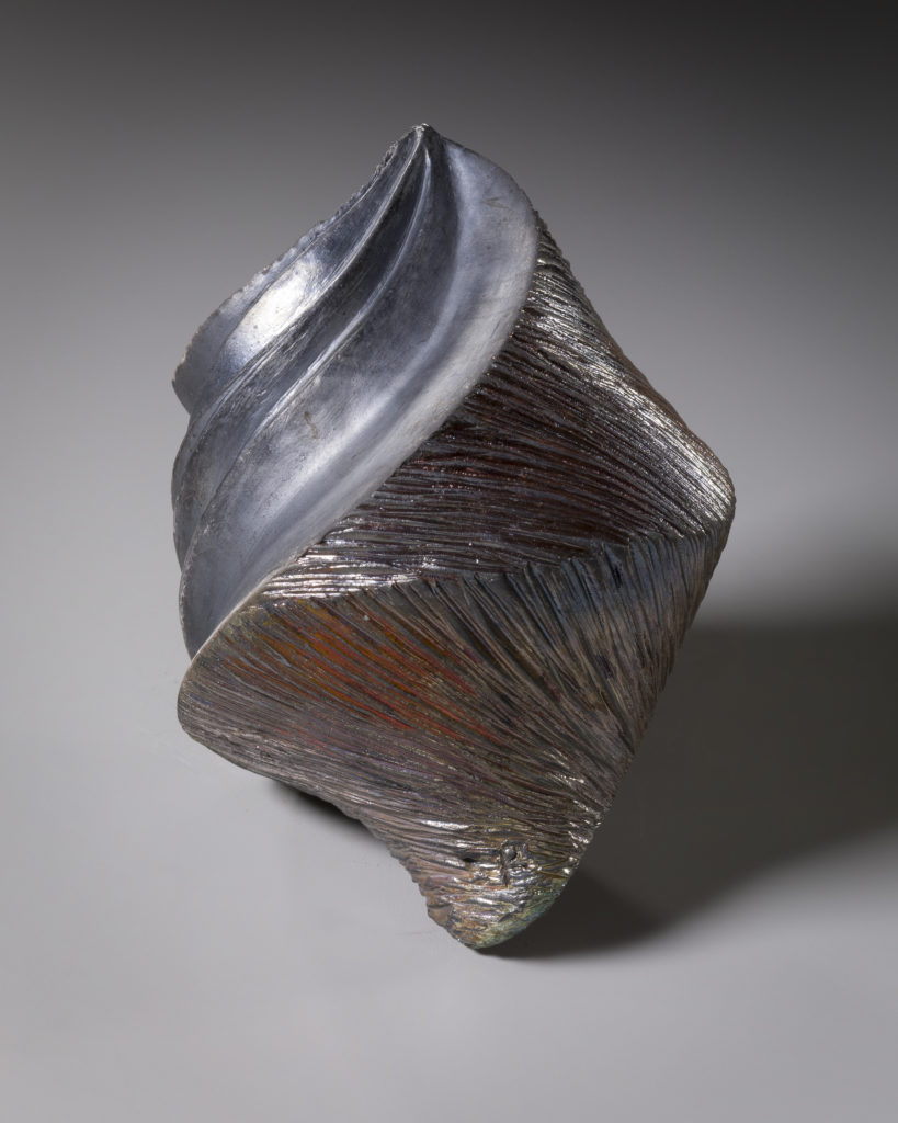 Coil by Rosalie Midyette, ceramic, 5x5x8 at Craven Allen Gallery