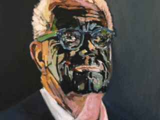 Larry, Oil on Canvas, 30&rsquo;x30 by Beverly McIver at Craven Allen Gallery