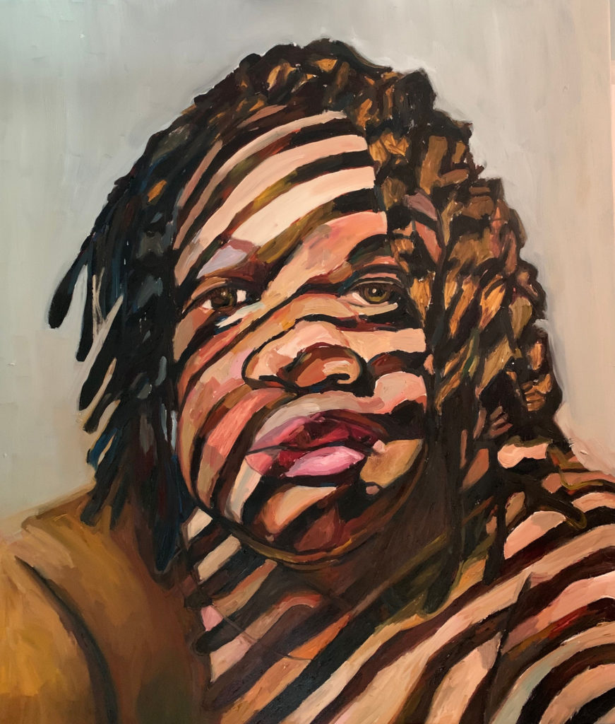 The Light Within I by Beverly McIver, oil on canvas, 50 x 42  at Craven Allen Gallery 50,000