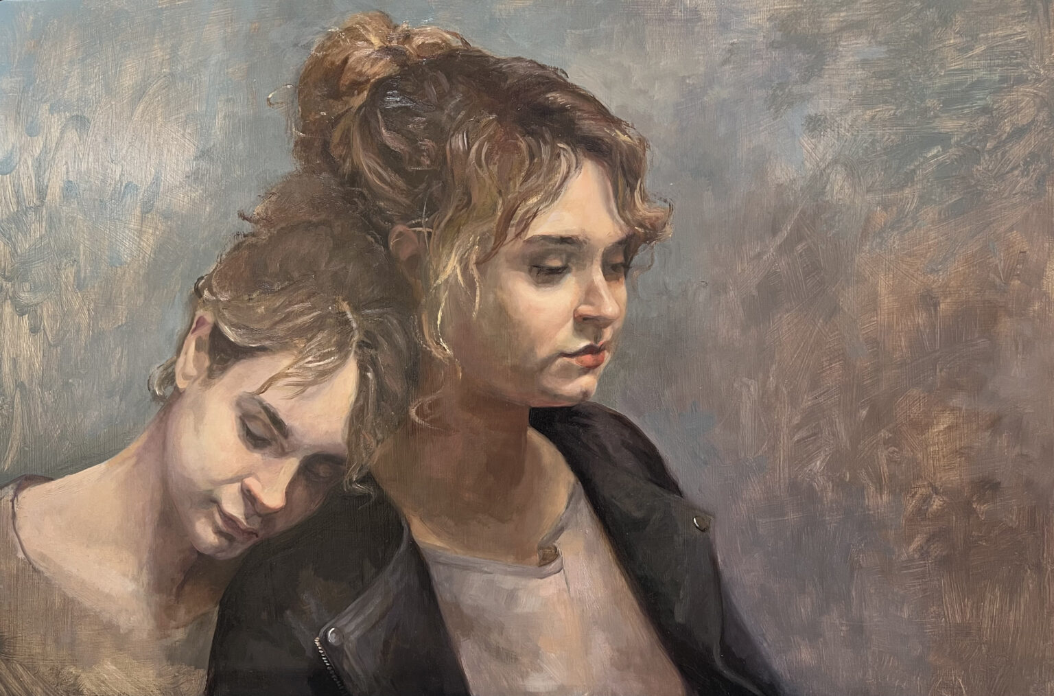 To Be Tender by Alia El-Bermani, oil on aluminum, 20 x 30, 8,400