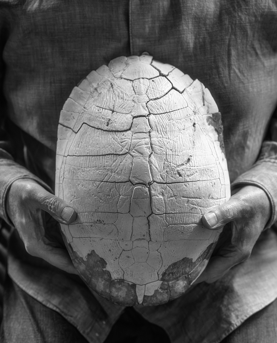 Turtle Shell by Donna Wesley Spencer, platinum palladium print, 10 x 8, $900