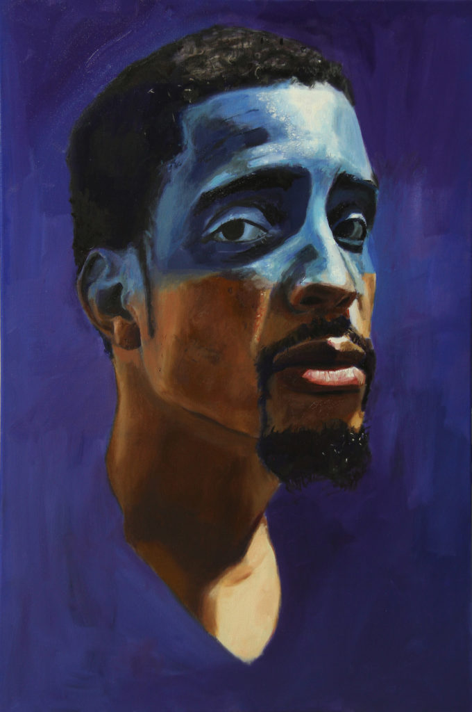 Bobbie's Nephew by William Paul Thomas Oil on Canvas 36×24 4000