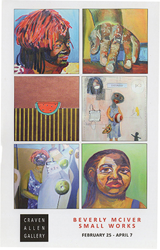 BEVERLY MCIVER: SMALL WORKS AT CRAVEN ALLEN GALLERY