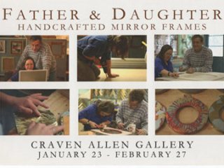 FATHER &amp; DAUGHTER: HAND CRAFTED MIRROR FRAMES AT CRAVEN ALLEN GALLERY