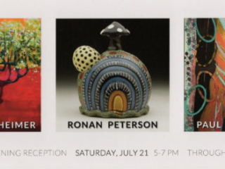 PEG BACHENHEIMER,  RONAN PETERSON, PAUL HRUSOVSKY at Craven Allen Gallery, Durham, NC