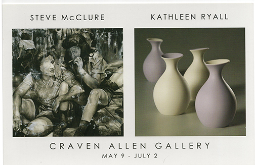 STEVE MCCLURE & KATHLEEN RYALL AT CRAVEN ALLEN GALLERY