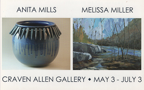 ANITA MILLS & MELISSA MILLER AT CRAVEN ALLEN GALLERY