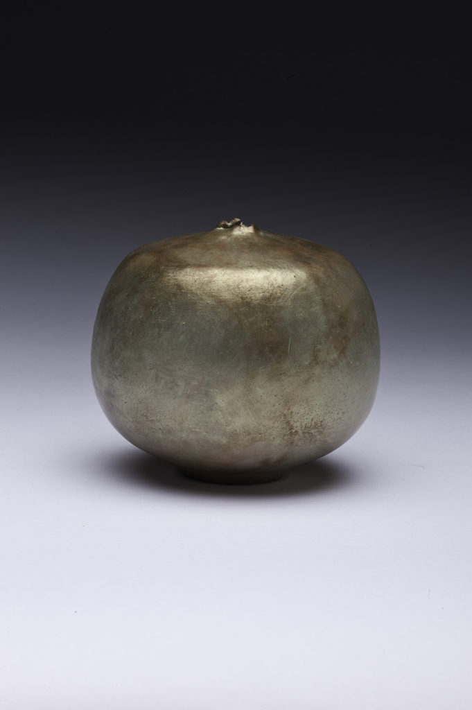 Pot 126, pit fired earthenware by Jim Lux at Craven Allen Gallery